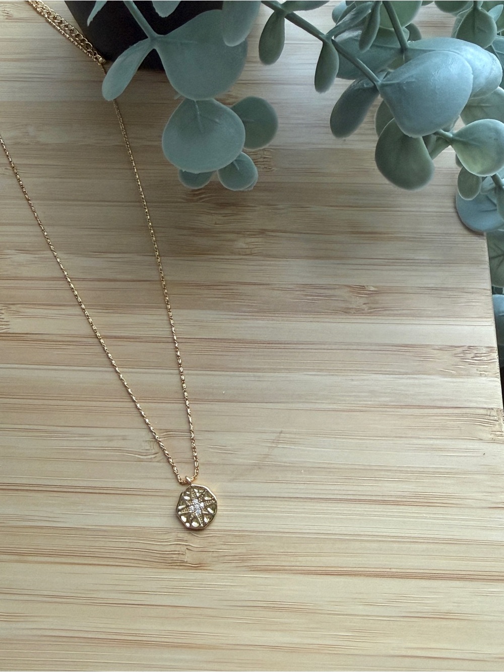 Gold Compass Pendant Necklace - Women Jewelry